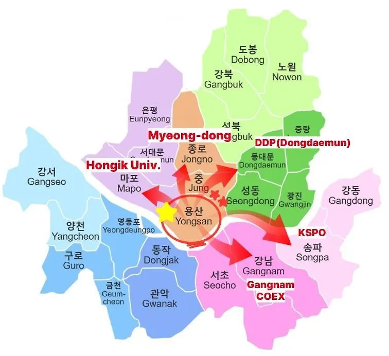 Heart Of Seoul , 3Br&2Bd , 2Minute Walk From Subway Station , Stay Charm